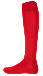 Chaussettes Unies Rouge