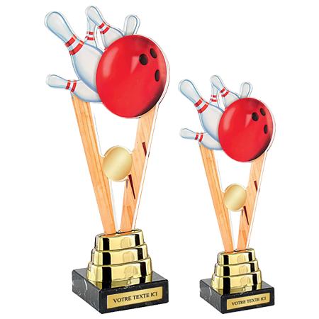 Trophées Acrylique Bowling