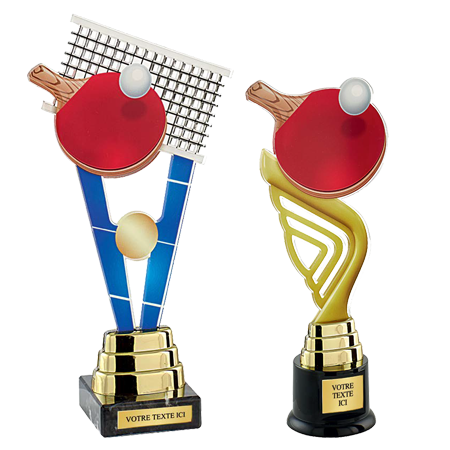Trophées Acrylique Tennis de Table